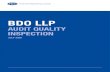 BDO LLP - frc.org.uk · BDO LLP has 186 audits within the scope of AQR inspection, including 7 FTSE 350 audits. There are around 3,000 audits within the scope of AQR inspection. Of