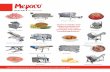 Experts in stainless steel equipment design and ......equipment design and fabrication for food processing and material handling applications. Since 1932, Mepaco has engineered cooking,