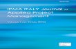 IPMA ITALY Journal Applied Project Managementipma.it/Journal/Journal_1_2_15/ipma italy journal_vol 1...articolo sul tema dando risalto al proprio know-how e alle proprie esperienze.