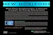 Wind Plant Aerodynamics- A Spectral Analysis for Energy ... · NEW HORIZONS ICTAS SEMINAR SERIES Wind Plant Aerodynamics- A Spectral Analysis for Energy Entrainment During the first