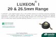 LUXEON I 20 & 26.5mm RangeLUXEON ® III 20 & 26.5mm Range Carclo Technical Plastics 111 Buckingham Avenue, Slough, Berkshire SL1 4PF ENGLAND / 600 Depot Street Latrobe PA. 15650 USA