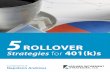 ROLLOVER Strategies for 401(k)s...5 ROLLOVER Strategies for 401(k)s 2 1 3 4 Cash it out ... death-benefit claims with your retirement contract custodians. Will they know you have a