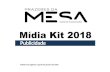 Mídia Kit 2018 - Prazeres da Mesa · Mídia Kit 2018 Tabela com vigência a partir de janeiro de 2018 Publicidade . Multiplataforma A Prazeres da Mesa é hoje a mais dinâmica produtora