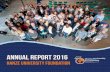 Annual Report 2016 - Hanze University Foundation · • Encourage social engagement within and beyond Hanze UAS. b. Target groups The Foundation focuses on a number of groups in the