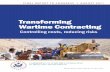 Transforming Wartime ContractingThis final report documents the Commission’s extensive research, hearings, meetings and briefings, domestic and overseas travel, and the work of professional
