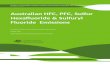 Australian HFC, PFC, Sulfur Hexafluoride & Sulfuryl ...€¦  · Web viewHFC-227ea. HFC-227ea emissions are now listed in the . Inventory, with 2012 emissions at 38 tonnes. The 2012