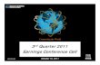 Earnings Conference Call · 2017. 5. 4. · Earnings Conference Call. ... reserve estimates, exploration efforts and results, mine production and d evelopment plans, the impact of