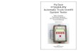 FloTech FT555PA/PW Automatic Truck Overfill System Tester... · Page 34 10902PA REV B FT555PA/PW Truck Tester TRAILER TEST -----A) API EXTENSION TEST CABLE Use this cable to connect