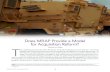 Does MRAP Provide a Model for Acquisition Reform? T · Does MRAP Provide a Model for Acquisition Reform? Thomas H. Miller Miller is the program manager for the U.S. Marine Corps Medium