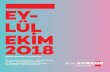 EY- LÜL EKİM 2O18 · 2018. 12. 27. · EY-LÜL EKİM 2O18 Akbank Sanat’ta bu ay neler var? ↘ 28. Akbank Caz Festivali — 4. İstanbul Tasarım Bienali — Contemporary Istanbul