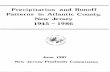 Precipitation and Runoff Patterns in Atlantic County, New ... reports/40 Precipitation and Runoff...ATI..\NTIC CITY AIRPORT - POMONA 62 63 64 YEAR 65 66 67 PRECIPITATION RECORDED:
