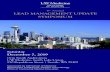 th Annual LEAD MANAGEMENT UPDATE SYMPOSIUM Lead... · lead management. Topics covered include indications for lead extraction, clinical decision making in patients with CIED infections