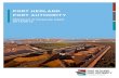 PORT HEDLAND PORT AUTHORITY · The Port of Port Hedland is predominantly a large volume bulk minerals export port, with 97% of the cargo handled through Port Hedland being iron ore.