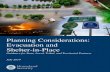 Planning Considerations: Evacuation and Shelter-in-Place · 2020. 7. 1. · Planning Considerations: Evacuation and Shelter-In-Place 1 Background Purpose This document supports state,