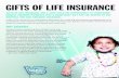 GIFTS OF LIFE INSANCE · You can maximize your gift for child health while reducing ... WAYS TO DONATE LIFE INSURANCE: a. Name SickKids Foundation as the beneficiary of a life insurance