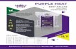 Purple Heat Flyer · PURPLE HEAT Lab Tested Not For Water Softener Systems More Effective than Rock Salt Creates Instant Traction Ideal for Residential & Commercial Application Purple,