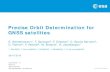 Precise Orbit Determination for GNSS satellitesdgnl7.esoc.esa.int/attachments_12649499_1_070_schoenemann.pdf · Generation of best GNSS Precise Orbit Determination solution for all