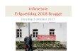 Infosessie Erfgoeddag 2017 Brugge · 2017. 10. 17. · Programma infosessie •15.00 uur: Erfgoeddag? •15.10 tot 15.30 uur: KIEZEN vanuit verschillende invalshoeken – Lieven De