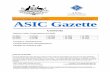 Commonwealth of Australia ASIC Gazettedownload.asic.gov.au/media/2252340/a51_14.pdf · Investment Commission, GPO Box 9827, Melbourne Vic 3001 . ASIC GAZETTE Commonwealth of Australia