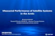 Measured Performance of Satellite Systems in the Arctic · d r = 6 371 d = 9 D = 339 (=38*9) R r D 2 = R2 – r2. Presentation overview