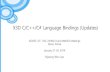 X3D C/C++/C# Language Bindings (Updates) · •ISO/IEC 19777-3 X3D C Language Binding –NP submitted •ISO/IEC 19777-4 X3D C++ Language Binding –NP submitted •ISO/IEC 19777-5