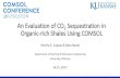 An Evaluation of CO2 Sequestration in Organic-rich Shales ...4 at P=500 psi, T=298.15K, and TMAC=0.9 Mean free path of CO 2 at P=500 psi, T=298.15K, and TMAC=0.9 Introduction Objective