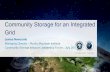 Community Storage for an Integrated Grid...Community Storage for an Integrated Grid James Newcomb Managing Director –Rocky Mountain Institute Community Storage Initiative Leadership