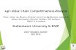 Agri-Value Chain Competitiveness Analysis...4. Selected commodities – currently - 2000/500+ lines Deciduous fruit, stone fruit, wine, dates, grains.. ACAP COMPETITIVE PERFORMANCE