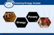 Financing Energy Access for the Poor - IEF · financing available for energy projects. Increase the financing of energy. The percentage of energy operations increased from 19% in