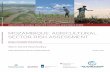 MOZAMBIQUE: AGRICULTURAL SECTORRISKA SSESSMENT · AGRICULTURE GLOBAL PRACTICE TECHNICAL ASSISTANCE PAPER MOZAMBIQUE: AGRICULTURAL SECTORRISKA SSESSMENT RISK PRIORITIZATION Kilara