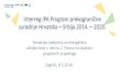 Interreg IPA Program prekogranične · 2018. 5. 14. · “Mileva Marić-Ajnštajn” (RS), PP5: Regionalna razvojna agencija ačka d.o.o. (RS) Trajanje projekta: 30 mjeseci Ukupni