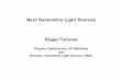Next Generation Light Sources Roger Falcone · LBNL vision for a future light source facility A HIGH REP-RATE, SEEDED, VUV — SOFT X-RAY FEL ARRAY • Array of configurable FELs