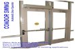 . CONDOR SWING Automatic Door Operator - Motion Access rev g… · Automatic Door Operator. Heavy duty automatic door operator. Easy to install and maintain. Advanced computer control.
