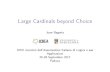 Large Cardinals beyond Choice - UniPD · Large Cardinals beyond Choice JoanBagaria XXVIincontrodell’AssociazioneItalianadiLogicaesue Applicazioni 25-28September2017 Padova