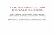 LEADERSHIP OF IAN DONALD SCHOOL · Ultrasound and Medicine and the Society of Perinatal Obstetricians. He has served as President of the World Association of Perinatal Medicine, International