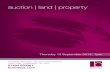 auction | land | property · property will be withdrawn from the Auction. If, however, this is a property in which you are potentially interested wait until the end of the Auction,