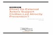 SPECIAL REPORT [How] Do External Actors Support Civilian ... · 3. External actors should use tools beyond large grants and project-focused funding. 4. External actors should have