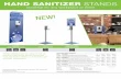 HAND SANITIZER STANDS - showdowndisplays.com...Hand Sanitizer Displays Item # Description 1 2-5 6-11 12-24 151120 Deluxe Touch-Free Hand Sanitizer Stand Kit (Full-Color Imprint) 315.00
