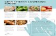 Cholesterol Lowering Foods - fitnessamway.com€¦ · and nuts for an extra-heart healthy and high fiber breakfast. WHOLE SOY FOODS Studies show eating 25 g of whole soy foods, like