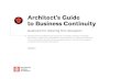 Architect’s Guide to Business Continuity€¦ · Architect’s guide to business continuity 5 Why business continuity matters Imagine your office is inundated with 4 feet of water