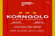 KORNGOLD - Glasgow Orchestral Society · 2018. 2. 12. · ERICH WOLFGANG KORNGOLD (1896 – 1956) VIOLIN CONCERTO IN D OP. 35 1 Moderato nobile; 2 Romance Andante; 3 Finale Allegro