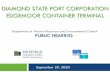 DIAMOND STATE PORT CORPORATION EDGEMOOR CONTAINER … · Cu, PCBs, Pb, As, Fe Dredging not expected to significantly change current conditions CDF effluent is expected to meet regulatory
