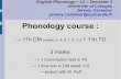 English Phonology – L2 – Semester 3 University of Limoges ... · English Phonology – L2 – Semester 3 University of Limoges Jérémy Castanier jeremy.castanier@u-picardie.fr