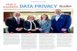SPONSORED CONTENT DATA PRIVACY SPONSORED BY...on cybersecurity topics. He advises on all aspects of clients’ privacy and data security programs and regularly works with technical,