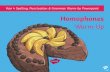 What Is a Homophone? - Grange Primary · Homophones Quick Quiz Take a quiz to see if you are an expert! Which homophone is the correct word to complete this sentence? coming to my