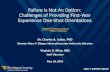 Failure Is Not An Option: Challenges of Providing First ......Failure Is Not An Option: Challenges of Providing First -Year Experience One-Shot Orientations Dr. Charles A. Julian,