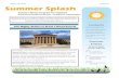 Summer Splash - Healthy Meals for Children · June 22, 2016 Summer Splash Newsletter Issue II Changing Lives with Healthy Meals Nutritional Development Services (NDS) Archdiocese