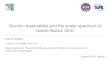 Gluonic observables and the scalar spectrum of twelve-ﬂavour QCD · 2013. 8. 5. · Gluonic observables and the scalar spectrum of twelve-ﬂavour QCD Enrico Rinaldi on behalf of