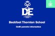 Title Slide layout - Beckfoot Thornton · started their DofE journey in 2018-19 Awards achieved 5,000 Young people ... Qualifying expedition & presentation ( Assessed ) Preparation