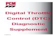 Digital Throttle Control (DTC) Diagnostic Supplementwakeupwatersports.com/MFI-4 DTC Diagnostics L510005P-S1.pdf · electronics of the DTC system eliminated the need for a servo motor